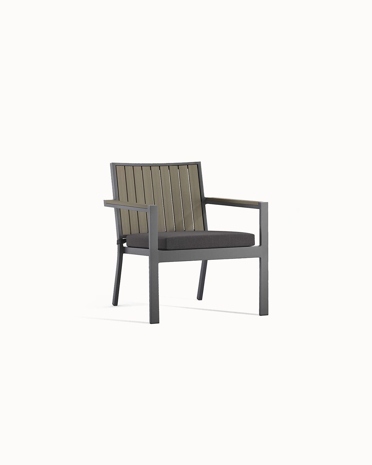 Grey Outdoor Lounge Chair - Image 2