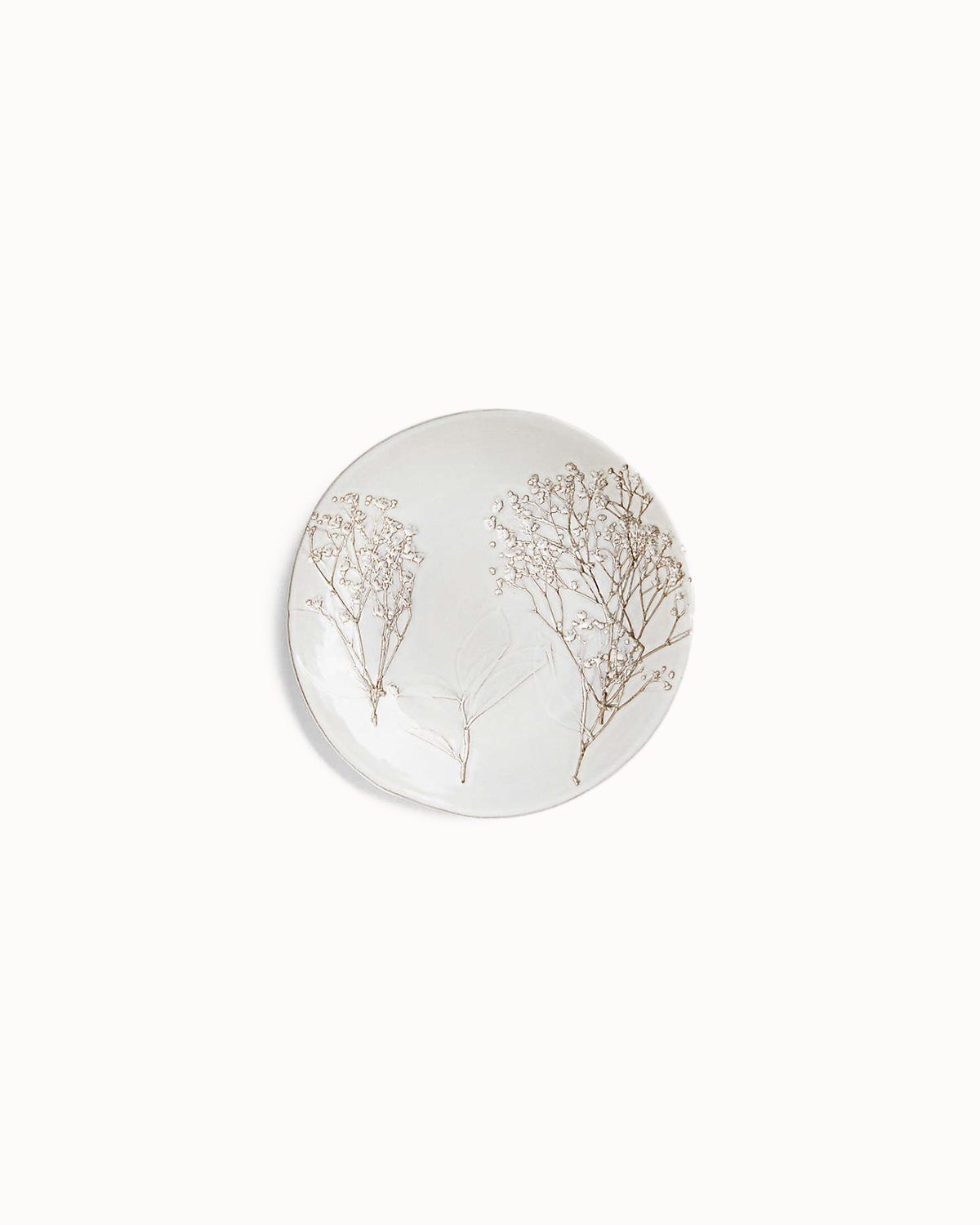 Pressed Floral Salad Plate