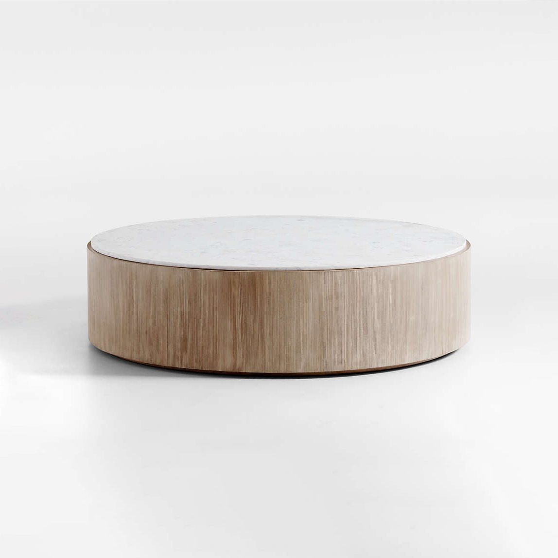 Troupe Round Pine Coffee Table